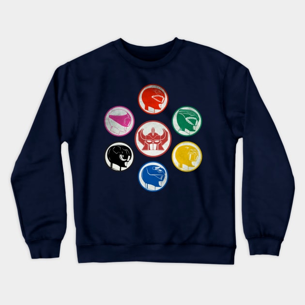 Power Rangers Crewneck Sweatshirt by creativespero